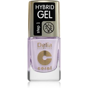 Delia Cosmetics Coral Hybrid Gel géles körömlakk UV/LED lámpa használata nélkül árnyalat 115 11 ml