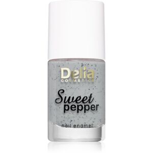 Delia Cosmetics Sweet Pepper Black Particles körömlakk árnyalat 01 Cloudy 11 ml