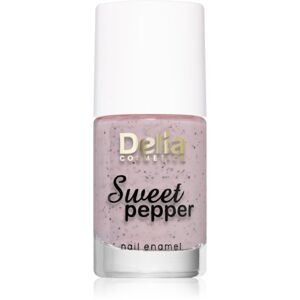 Delia Cosmetics Sweet Pepper Black Particles körömlakk árnyalat 03 Capri 11 ml