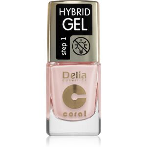 Delia Cosmetics Coral Hybrid Gel géles körömlakk UV/LED lámpa használata nélkül árnyalat 120 11 ml