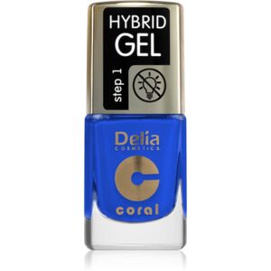 Delia Cosmetics Coral Hybrid Gel géles körömlakk UV/LED lámpa használata nélkül árnyalat 126 11 ml