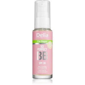 Delia Cosmetics BB So Perfect mattító BB krém hidratáló hatással árnyalat 01 Light 30 ml