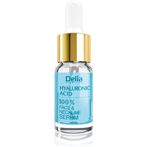 Delia Cosmetics Professional Face Care Hyaluronic Acid intenzív ráncfeltöltő hatású ránctalanító szérum hialuronsavval arcra, nyakra és dekoltázsra 10