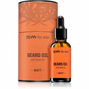 Zew For Men Beard Oil with Hemp Oil szakáll olaj kender olajjal Matt 30 ml