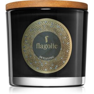 Flagolie Black Label Skydiving illatgyertya forgó dísszel 170 g