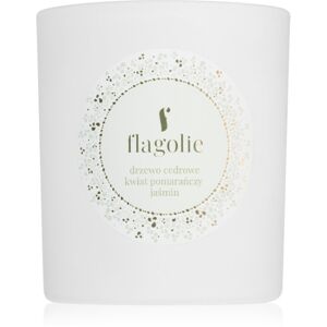 Flagolie White Label Cedar Tree, Orange Blossom, Jasmine illatgyertya 150 g