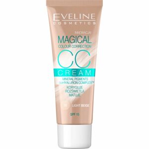 Eveline Cosmetics Magical Colour Correction CC krém SPF 15 árnyalat 50 Light Beige 30 ml