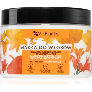 Vis Plantis Herbal Vital Care Pumpkin Seed Oil intenzív regeneráló maszk meleg által károsult haj 300 ml