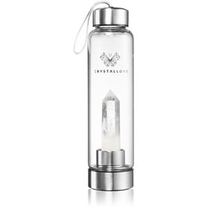 Crystallove Clear Quartz Bottle vizes palack 550 ml