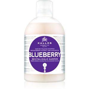 Kallos Blueberry megújító sampon száraz, sérült, vegyileg kezelt hajra 1000 ml