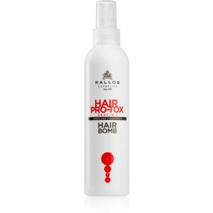 Kallos Hair Pro-Tox Hair Bomb öblítést nem igénylő spray kondicionáló a táplálásért és hidratálásért 200 ml