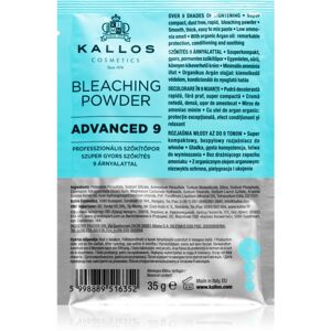 Kallos Bleaching Powder Advanced 9 hamvasító és melírozó púder 35 g