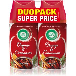 Air Wick Freshmatic Magic Winter Orange & Cinnamon légfrissítő utántöltő dupla csomagolás 2x250 ml