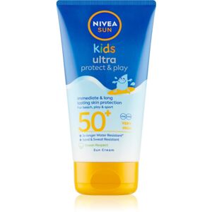 Nivea Sun Protect & Play naptej gyermekeknek SPF 50+ 150 ml