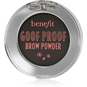 Benefit Goof Proof Brow Powder púder szemöldökre árnyalat 6 Cool Soft Black 1,9 g