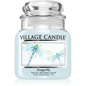 Village Candle Dragonfly illatgyertya (Glass Lid) 389 g