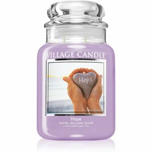 Village Candle Hope illatgyertya (Glass Lid) 602 g