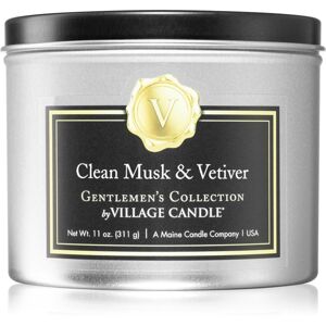 Village Candle Gentlemen's Collection Clean Musk & Vetiver illatgyertya 311 g