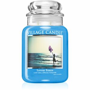 Village Candle Summer Breeze illatgyertya (Glass Lid) 602 g
