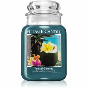 Village Candle Tropical Gateway illatgyertya (Glass Lid) 602 g