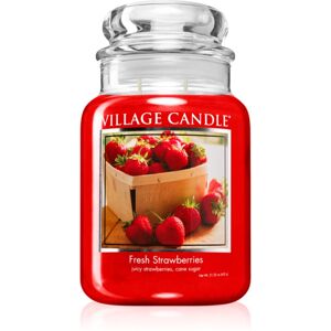 Village Candle Fresh Strawberries illatgyertya 602 g