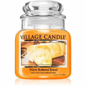 Village Candle Warm Buttered Bread illatgyertya (Glass Lid) 389 g
