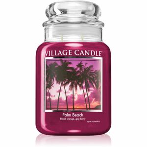 Village Candle Palm Beach illatgyertya (Glass Lid) 602 g