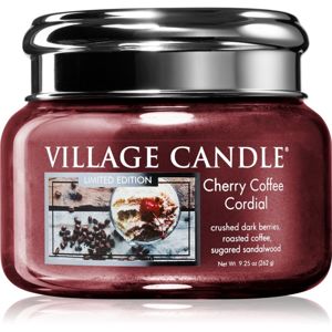 Village Candle Cherry Coffee Cordial illatos gyertya 262 g
