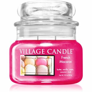 Village Candle French Macaroon illatgyertya (Glass Lid) 262 g