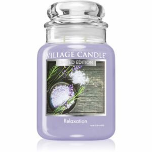 Village Candle Relaxation illatgyertya (Glass Lid) 602 g