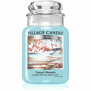 Village Candle Tranquil Moments illatgyertya (Glass Lid) 602 g