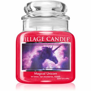 Village Candle Magical Unicorn illatgyertya (Glass Lid) 389 g