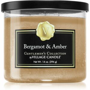Village Candle Gentlemen's Collection Bergamot & Amber illatgyertya 369 g
