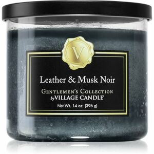 Village Candle Gentlemen's Collection Leather & Musk Noir illatgyertya 396 g