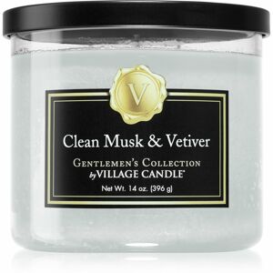 Village Candle Gentlemen's Collection Clean Musk & Vetiver illatgyertya 396 g