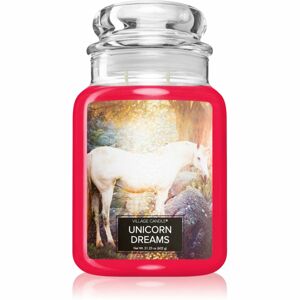 Village Candle Unicorn Dreams illatgyertya (Glass Lid) 602 g