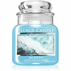 Village Candle Sea Salt Surf illatgyertya (Glass Lid) 389 g