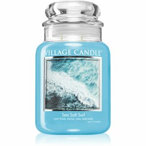 Village Candle Sea Salt Surf illatgyertya (Glass Lid) 602 g