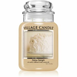 Village Candle Dolce Delight illatgyertya (Glass Lid) 602 g