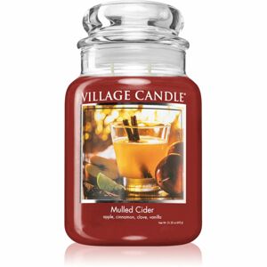 Village Candle Mulled Cider illatgyertya (Glass Lid) 602 g