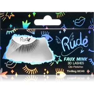 Rude Cosmetics Essential Faux Mink 3D Lashes ragasztható műszempilla típus Thrilling 2 db