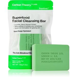 Carbon Theory Facial Cleansing Bar Superfood tisztító szappan arcra Green 100 g