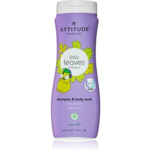 Attitude Little Leaves Vanilla & Pear gyermek tisztító gél és sampon 473 ml