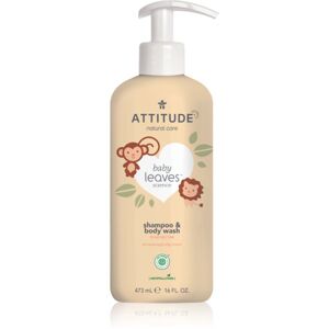 Attitude Baby Leaves Pear Nectar tusfürdő gél és sampon 2 in 1 gyermekeknek 473 ml