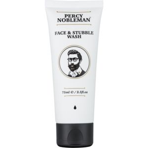 Percy Nobleman Face & Stubble Wash tisztító gél az arcra és a szakállra 75 ml