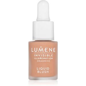 Lumene Invisible Illumination folyékony arcpirosító az élénk bőrért árnyalat Pink Blossom 15 ml