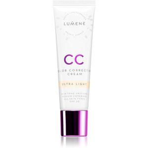 Lumene Color Correcting CC krém az egyenletes bőrszínért SPF 20 árnyalat Ultra Light 30 ml
