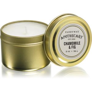 Paddywax Apothecary Chamomile & Fig illatgyertya alumínium dobozban 56 g