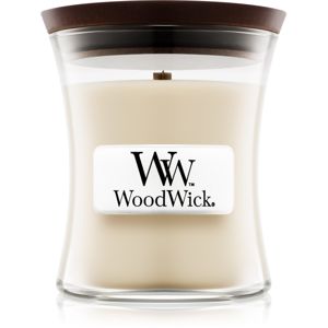 Woodwick Linen illatgyertya fa kanóccal 85 g
