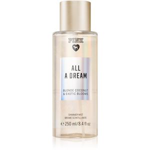 Victoria's Secret PINK All A Dream Shimmer testápoló spray hölgyeknek 250 ml